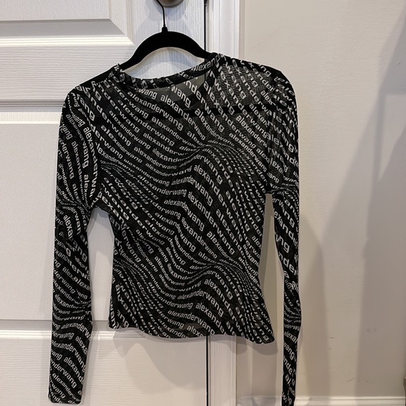 Alexander Wang Logo Mesh Top - Picture 3 of 3